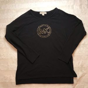 Micheal Kors Black long sleeve shirt